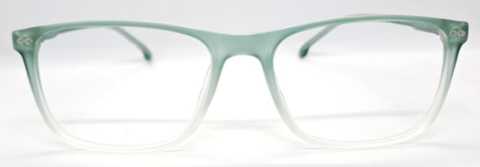 VE Green & White Rectangle Frame for Men & Women