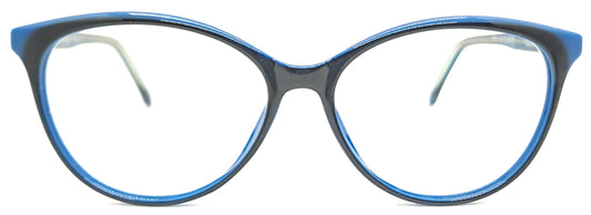 VE Black & Blue Cat Eye Frame