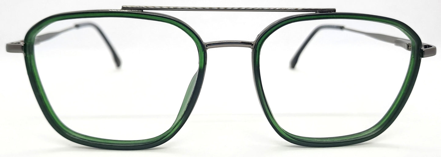 VE Ocean Green Square Computer Glass Frame