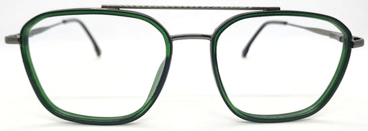 VE Ocean Green Square Computer Glass Frame