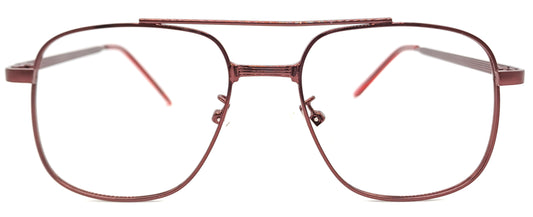 VE Maroon Square Frame for Men & Women