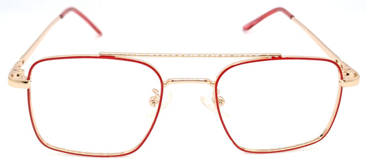 VE Red & Gold Square Frame