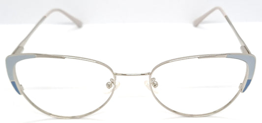 VE Cateye Silver Grey Frame