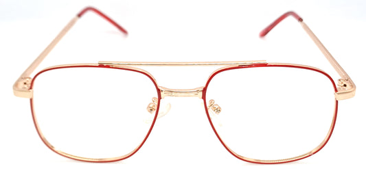 VE Red Square Frame for Men & Women