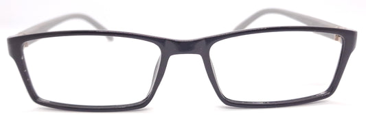 VE Black & Grey Rectangle Frame for Men & Women