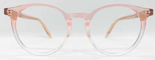 VE Target Pink & White Transparent Square Frame for Men & Women
