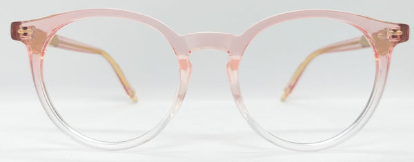 VE Target Pink & White Transparent Square Frame for Men & Women