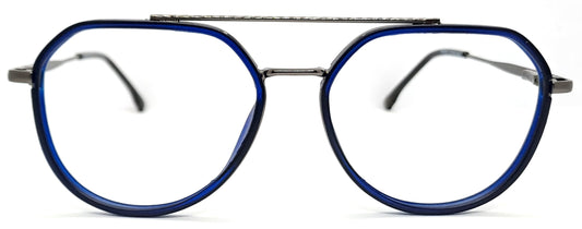 VE Round Blue Frame