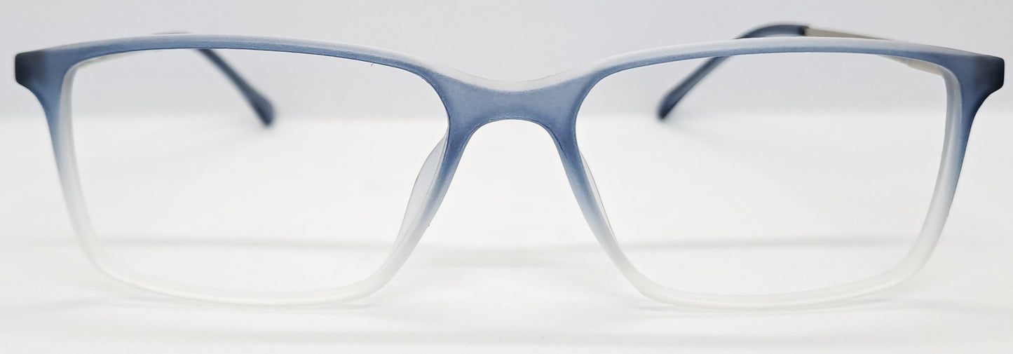 VE Blue with White Rectangle Frame for Men & Women