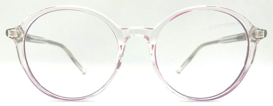 VE Purple & Transparent Round Frame for Men & Women