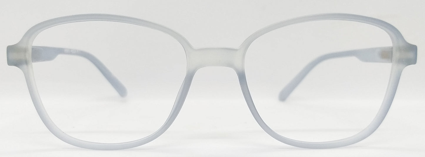 VE Transparent Grey Square Frame for Men & Women