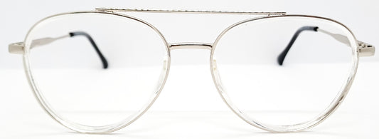 VE White Aviator Frame