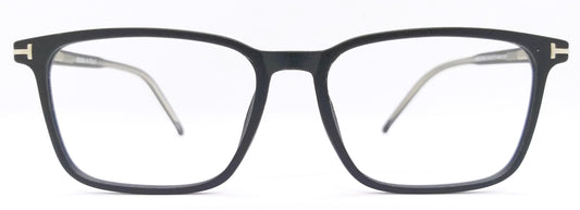 VE Met Black RE Rectangle Frame for Men & Women