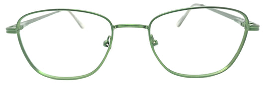 VE Green Oval Metal Frame for Men & Women