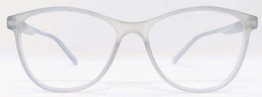 VE Transparent Grey Round Frame for Men & Women