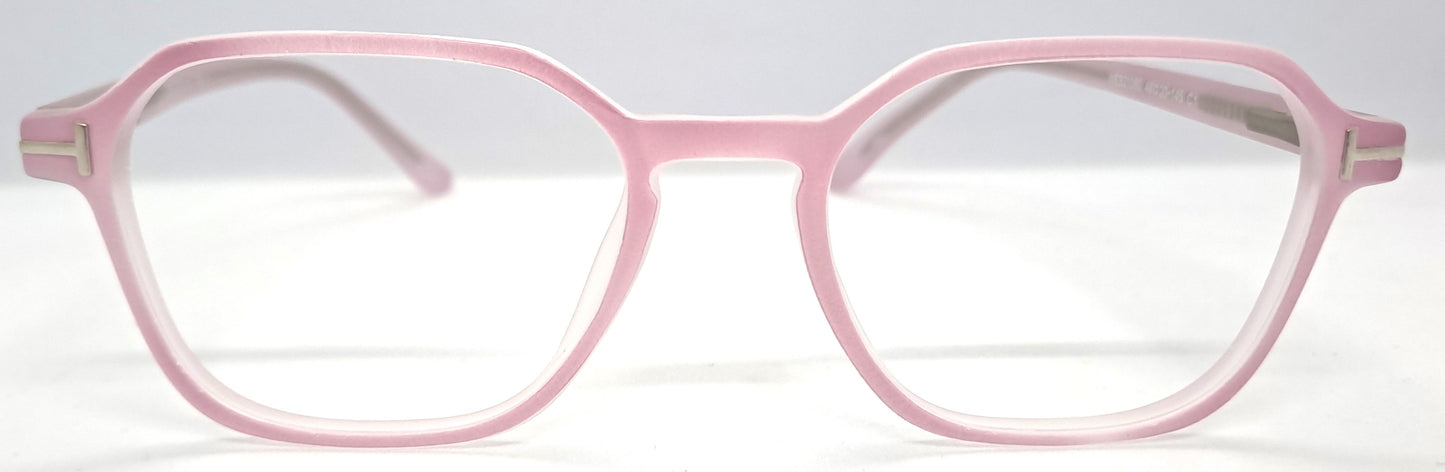 VE Pink Square Frame for Men & Women