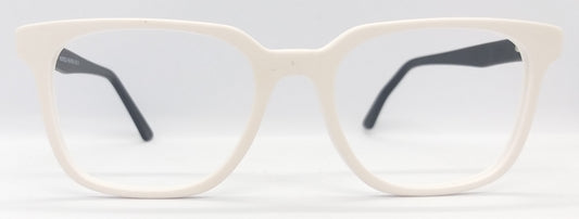 VE Pure White Square Hustle Frame for Men & Women