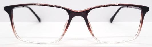 VE Rectangle Shiny Brown Frame