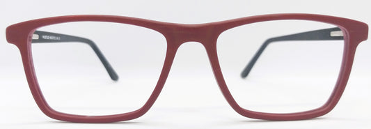 VE Dark RED Rectangle Hustle Frame for Men & Women