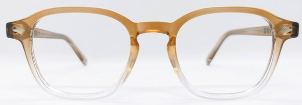 VE Target Orange & White Transparent Square Frame for Men & Women