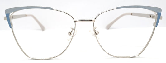 VE Cateye Silver & Gray Frame