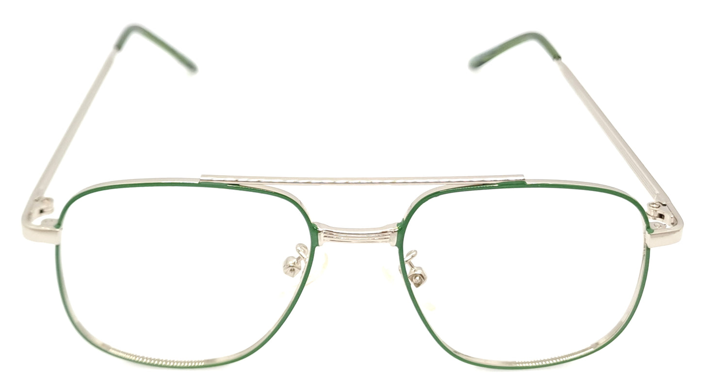 VE Green Square Frame for Men & Women