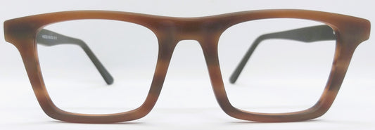 VE Brown Rectangle Hustle Frame for Men & Women