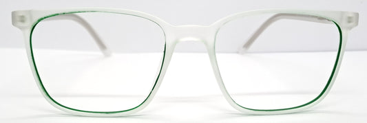 VE Rectangle White & Green Frame