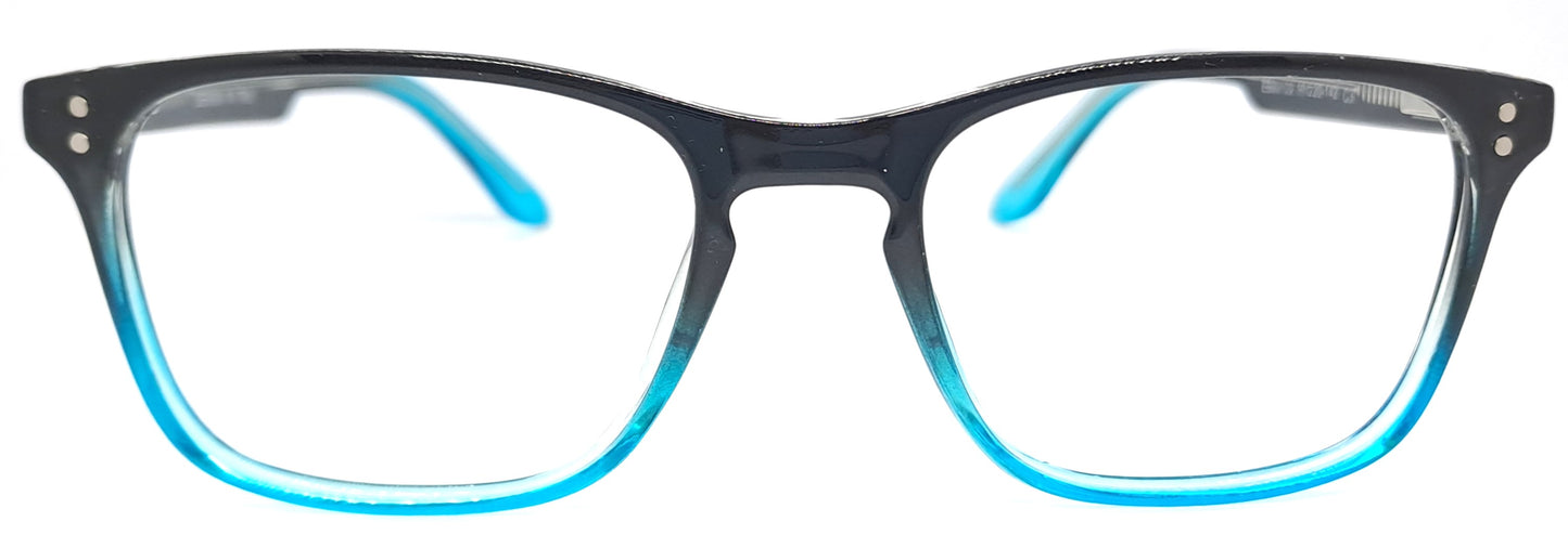 VE Black & Blue Square Frame for Men & Women