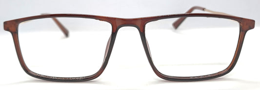 VE Brown Rectangle Frame for Men & Women