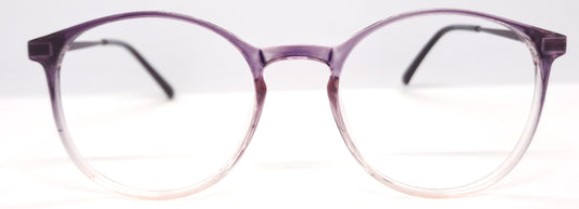 VE Purple & White Round Frame for Men & Women