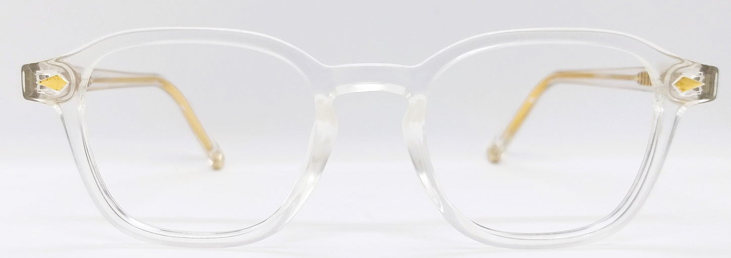 VE Target Transparent White Wayfarer Frame for Men & Women