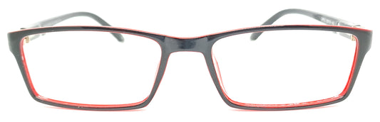VE Black & Red Rectangle Frame for Men & Women