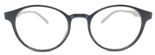 VE Black & Grey Round Frame for Men & Women