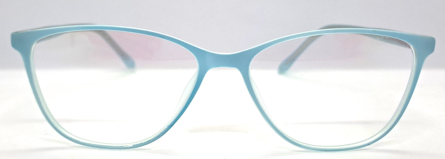 VE Blue Cat Eye Frame for Men & Women