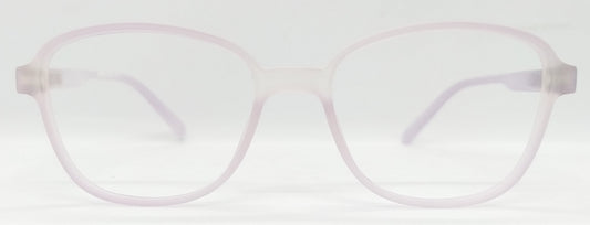 VE Transparent Pink Square Frame for Men & Women