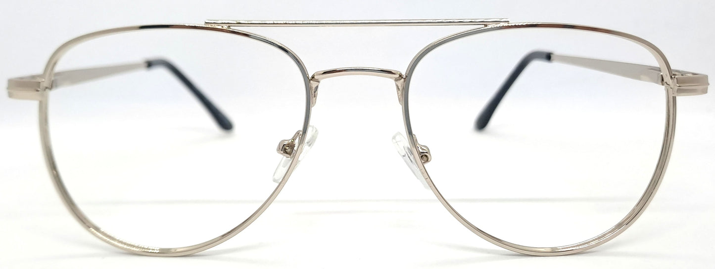 VE Silver Aviator Frame for Men & Women