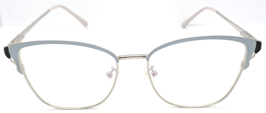 VE Cateye Silver & Gray Frame