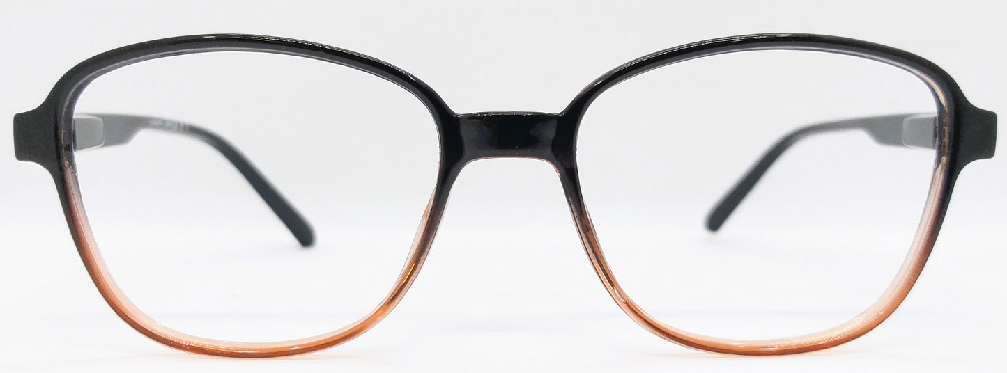 VE Black & Orange Square Frame for Men & Women