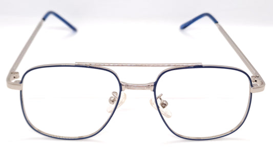 VE Blue Square Frame for Men & Women