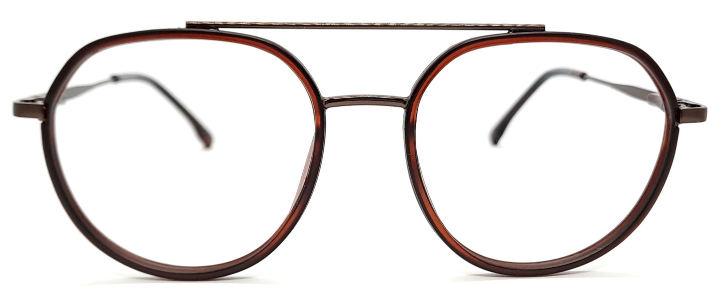 VE Round Brown Frame