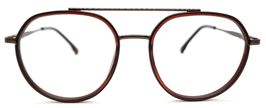 VE Round Brown Frame