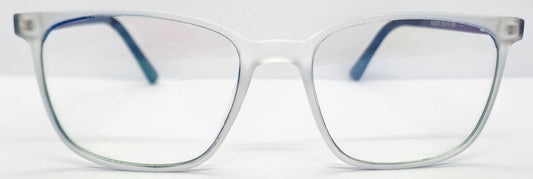 VE Rectangle White & Blue Frame