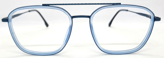 VE Ice Blue Square Computer Glass Frame