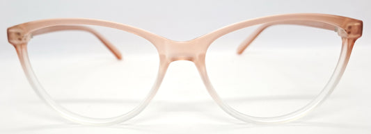 VE Peach & White Cat Eye Frame for Men & Women