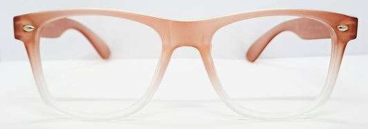 VE Orange Transparent Wayfarer Frame