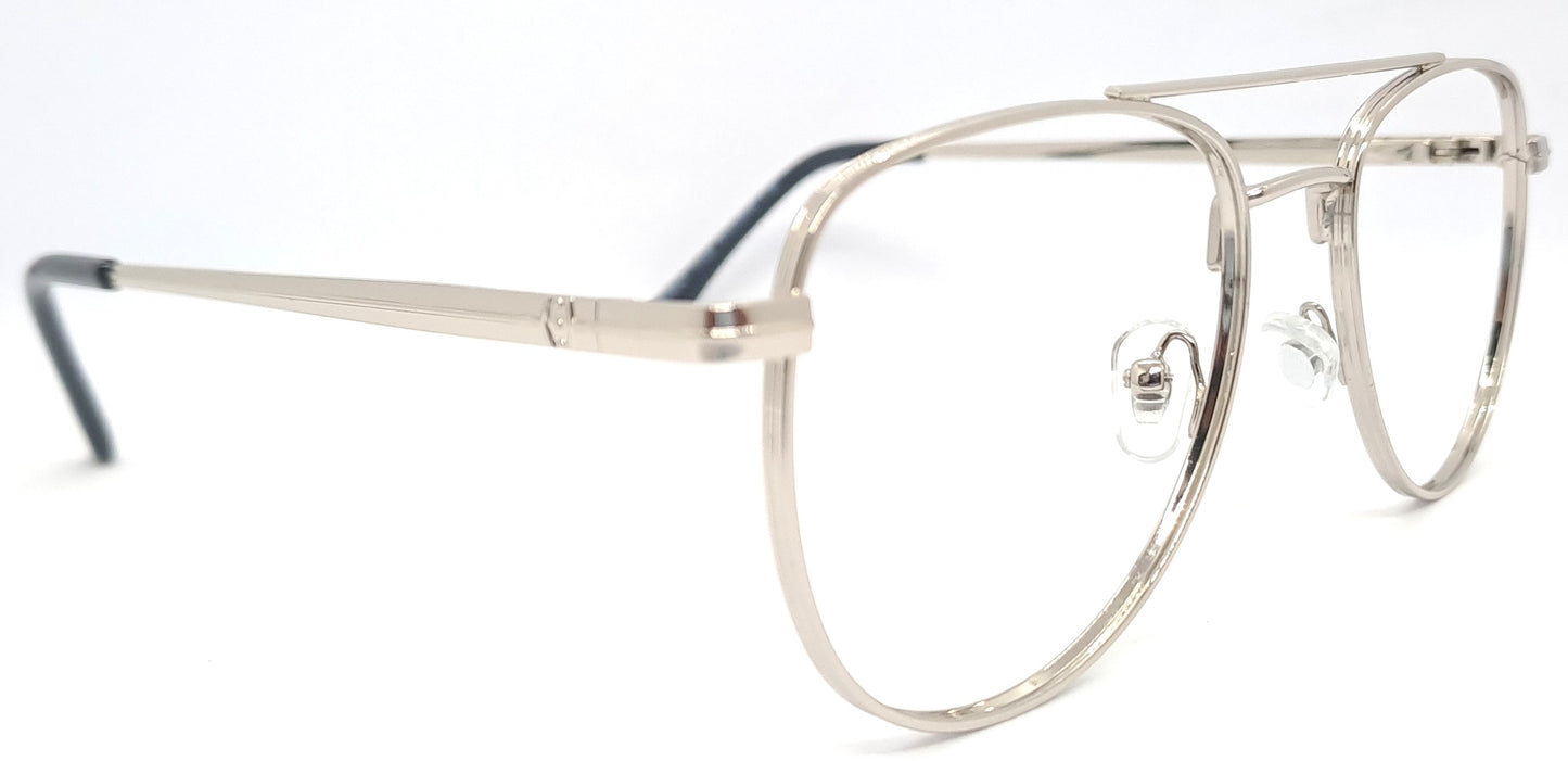 VE Silver Aviator Frame for Men & Women