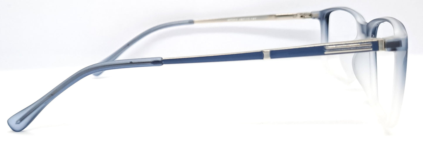 VE Blue with White Rectangle Frame for Men & Women