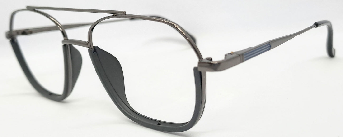 VE Gray Square Frame for Men & Women