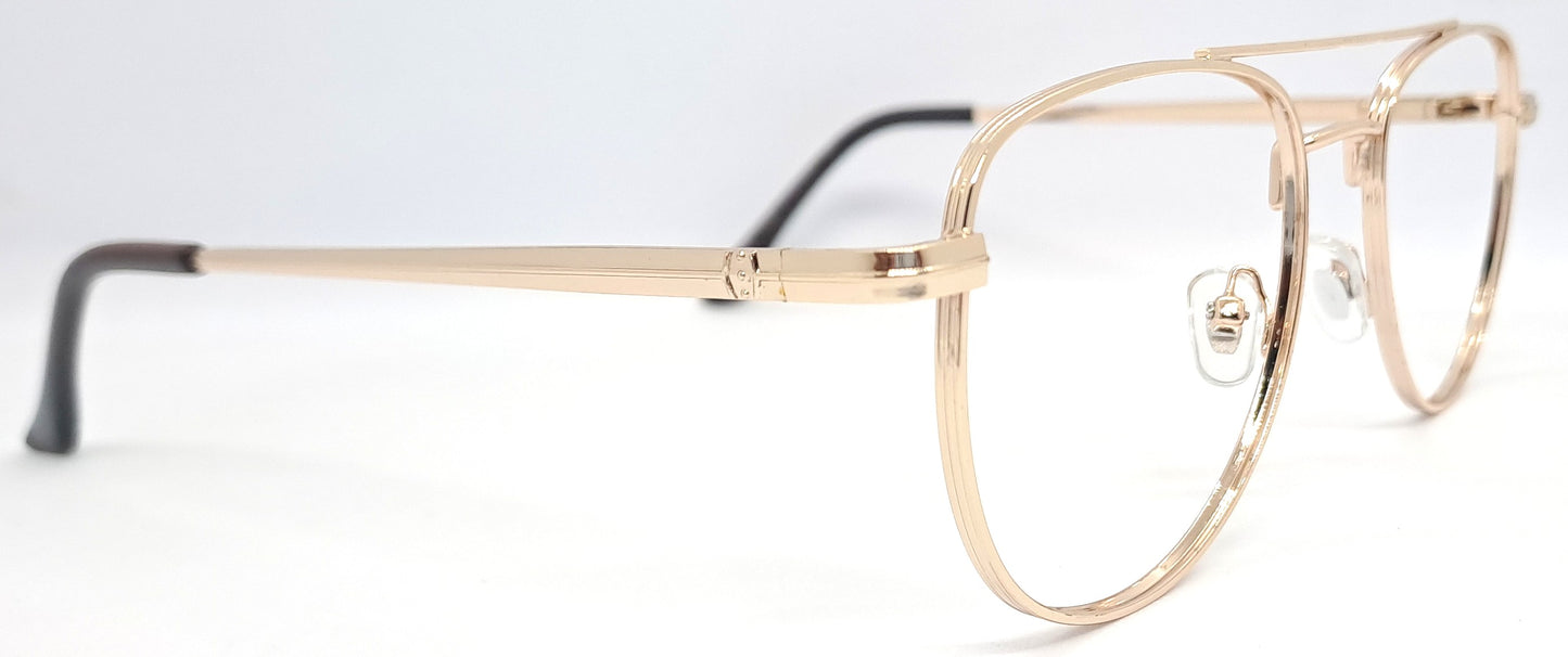 VE Gold Aviator Frame for Men & Women